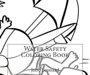 Water Safety Coloring Book Jobe Leonard www.LakeFun.com